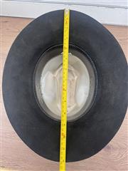 RAND'S CUSTOM HATTERS 10X BEAVER BLACK WESTERN COWBOY HAT